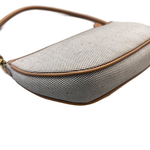 Burberry Mini Olympia Shoulder Bag Canvas Beige Light Brown
