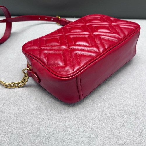 Miu Miu Shoulder Bag Calfskin Red