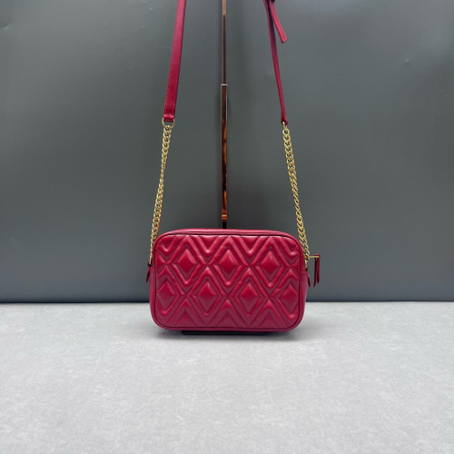 Miu Miu Shoulder Bag Calfskin Red