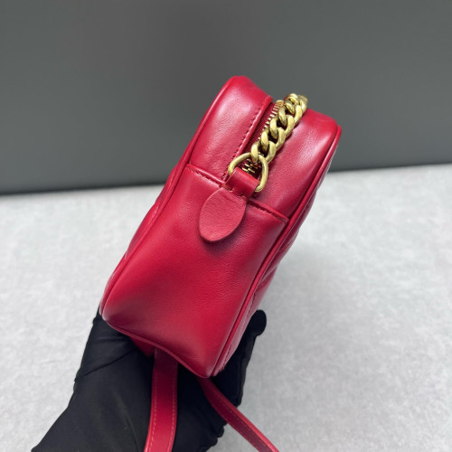 Miu Miu Shoulder Bag Calfskin Red