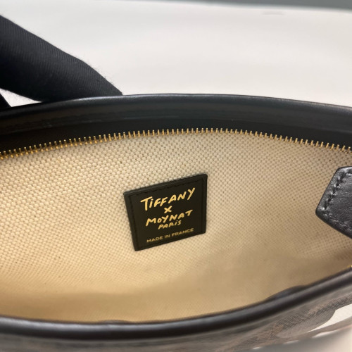 Moynat Toiletry Case Toile 1920 Monogram Brown Black Blue