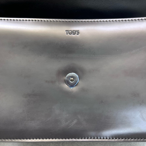 TOD'S Shoulder Bag Calfskin Black