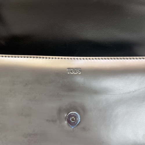 TOD'S Shoulder Bag Calfskin Black
