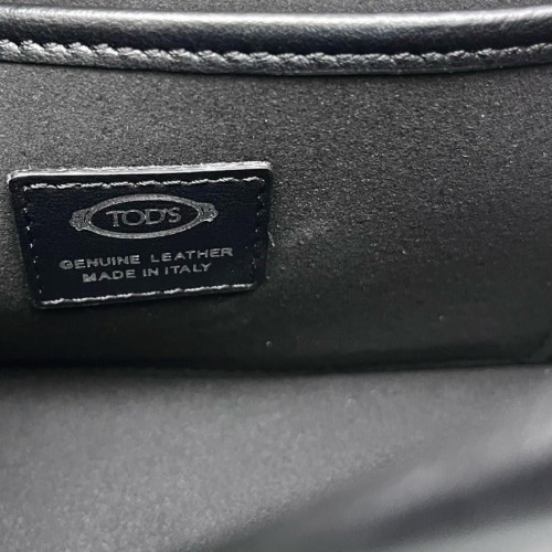 TOD'S Shoulder Bag Calfskin Black