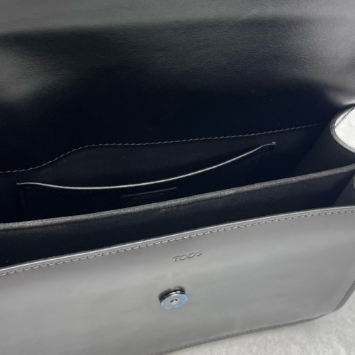 TOD'S Shoulder Bag Calfskin Black