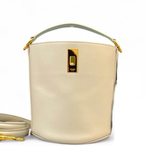 Celine Bucket 16 Bag Calfskin Beige Mystic White