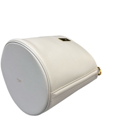 Celine Bucket 16 Bag Calfskin Beige Mystic White