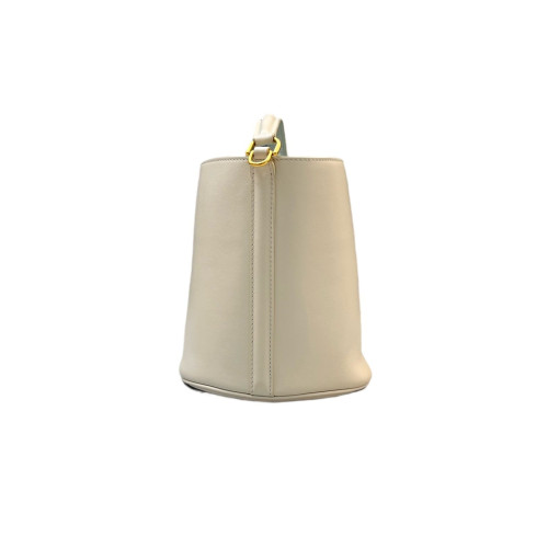 Celine Bucket 16 Bag Calfskin Beige Mystic White
