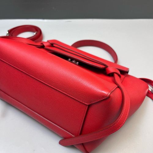 Celine Micro Belt Bag Grained Calfskin Red