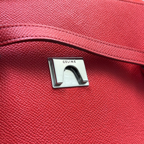 Celine Micro Belt Bag Grained Calfskin Red