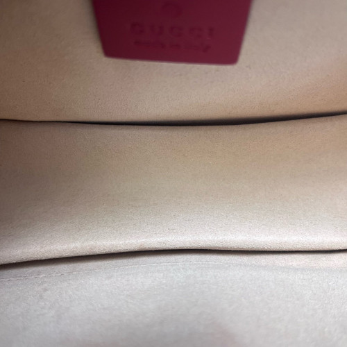 Gucci Queen Margaret Broadway Shoulder Bag Calfskin White Red Blue