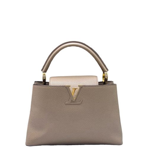 Louis Vuitton Capucines PM Taiga Grey
