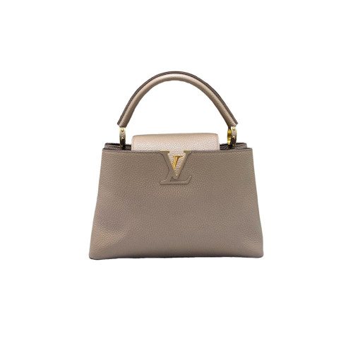 Louis Vuitton Capucines PM Taiga Grey