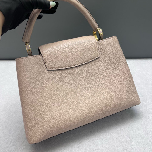 Louis Vuitton Capucines PM Taiga Grey