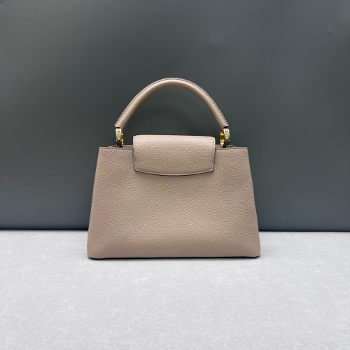 Louis Vuitton Capucines PM Taiga Grey