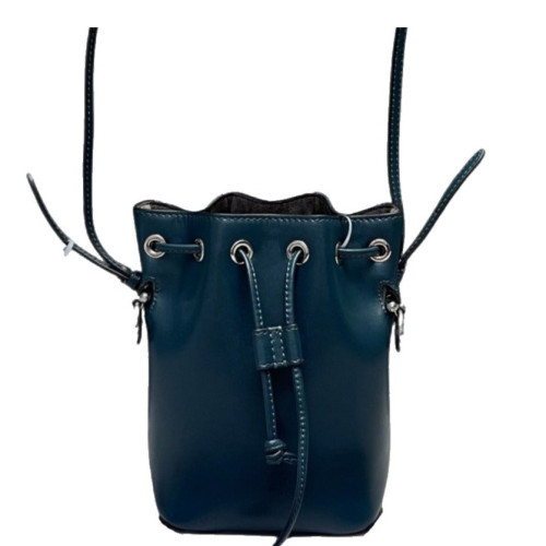 Fendi Mini Mon Tresor Bucket Calfskin Blue