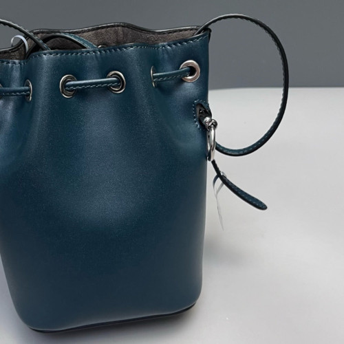Fendi Mini Mon Tresor Bucket Calfskin Blue