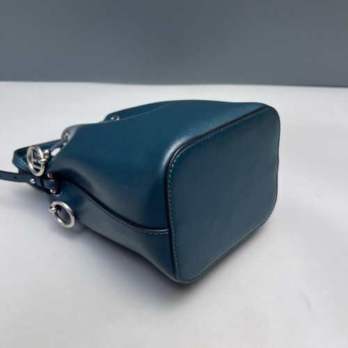 Fendi Mini Mon Tresor Bucket Calfskin Blue