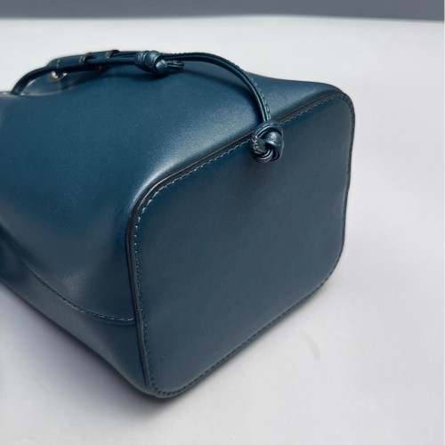 Fendi Mini Mon Tresor Bucket Calfskin Blue