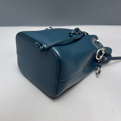 Fendi Mini Mon Tresor Bucket Calfskin Blue