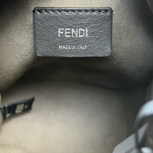 Fendi Mini Mon Tresor Bucket Calfskin Blue
