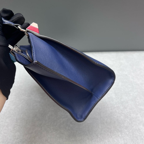 Fendi Mini 3jours Tote Calfskin Blue