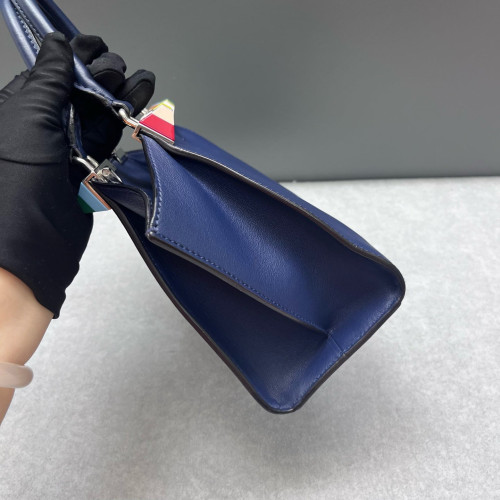 Fendi Mini 3jours Tote Calfskin Blue