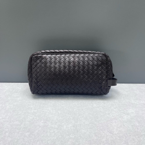 Bottega Veneta Clutch Lambskin Intrecciato Nappa Espresso Brown