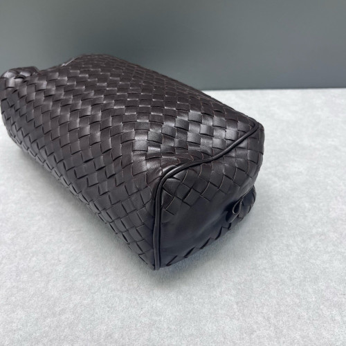 Bottega Veneta Clutch Lambskin Intrecciato Nappa Espresso Brown