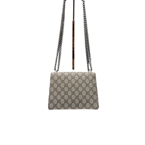 Gucci Mini Dionysus Suede GG Supreme Monogram Brown Red