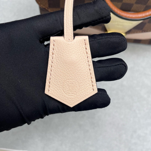 Louis Vuitton Beaumarchais Shoulder Bag Damier Ebene Brown Beige