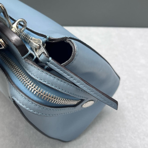 Fendi Dotcom Shoulder Bag Calfskin Blue Fendi Dotcom Shoulder Bag Calfskin Blue