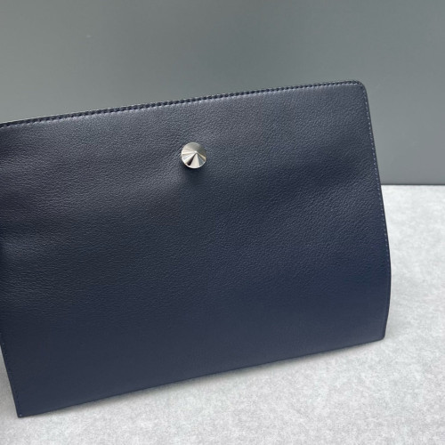 Fendi Dotcom Shoulder Bag Calfskin Blue Fendi Dotcom Shoulder Bag Calfskin Blue