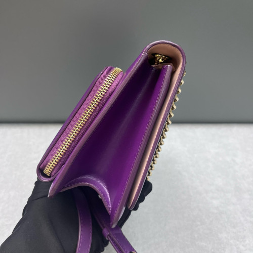 Salvatore Ferragamo Vara Bow Crossbody Bag Calfskin Purple Salvatore Ferragamo Vara Bow Crossbody Bag Calfskin Purple