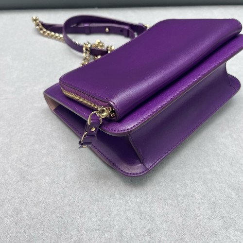 Salvatore Ferragamo Vara Bow Crossbody Bag Calfskin Purple Salvatore Ferragamo Vara Bow Crossbody Bag Calfskin Purple