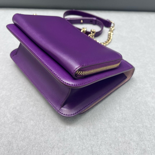 Salvatore Ferragamo Vara Bow Crossbody Bag Calfskin Purple Salvatore Ferragamo Vara Bow Crossbody Bag Calfskin Purple