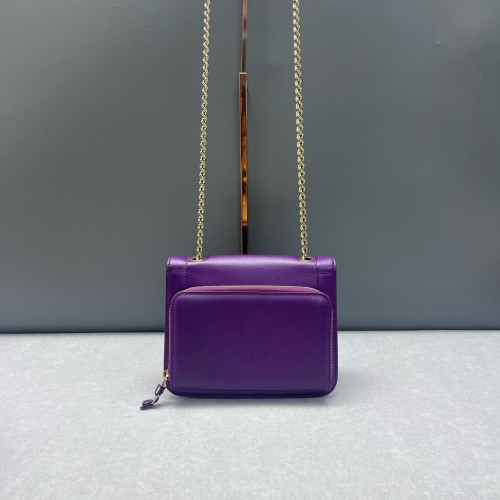 Salvatore Ferragamo Vara Bow Crossbody Bag Calfskin Purple Salvatore Ferragamo Vara Bow Crossbody Bag Calfskin Purple
