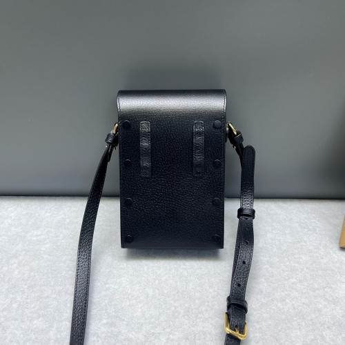 Gucci Mini Horsebit 1955 Crossbody Bag Calfskin Black Gucci Mini Horsebit 1955 Crossbody Bag Calfskin Black
