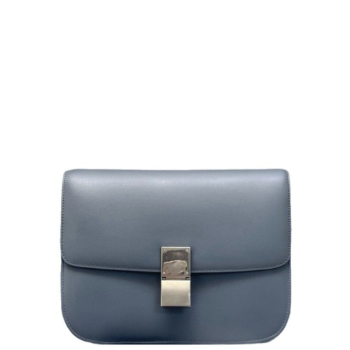 Celine Medium Classic Box Smooth Calfskin Grey Celine Medium Classic Box Smooth Calfskin Grey