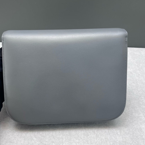 Celine Medium Classic Box Smooth Calfskin Grey Celine Medium Classic Box Smooth Calfskin Grey