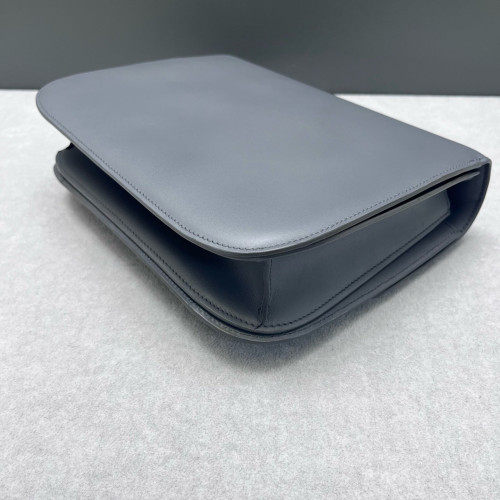 Celine Medium Classic Box Smooth Calfskin Grey Celine Medium Classic Box Smooth Calfskin Grey