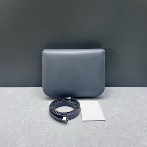 Celine Medium Classic Box Smooth Calfskin Grey Celine Medium Classic Box Smooth Calfskin Grey