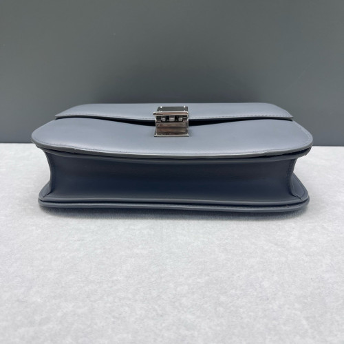 Celine Medium Classic Box Smooth Calfskin Grey Celine Medium Classic Box Smooth Calfskin Grey