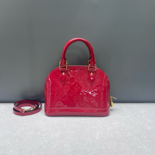 Louis Vuitton Alma BB Vernis Red
