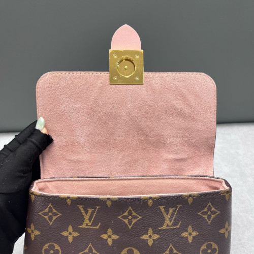Louis Vuitton Locky BB Monogram Pink Brown