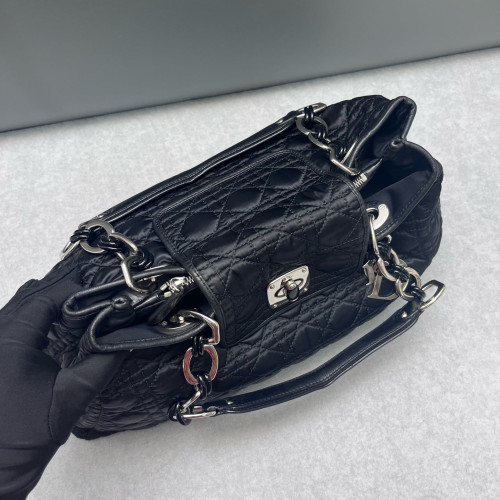 Dior Shoulder Bag Nylon Black