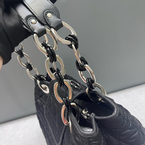 Dior Shoulder Bag Nylon Black