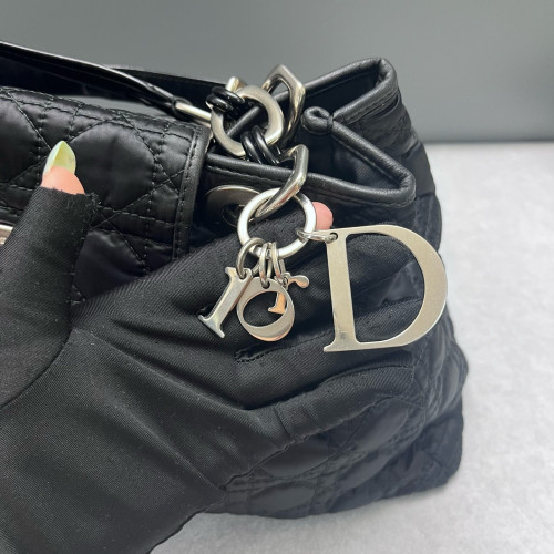 Dior Shoulder Bag Nylon Black