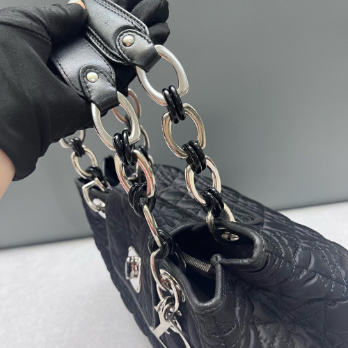 Dior Shoulder Bag Nylon Black