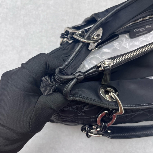 Dior Shoulder Bag Nylon Black